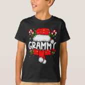 Dames Grammy Kerst Pyjama Sinterklaas Familie  T-shirt (Voorkant)