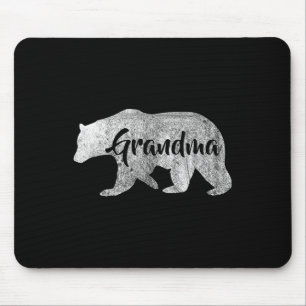 Dames Grandma Bear Outdoors Familie T-shirt voor o Muismat