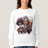 Dames Granny Friends basic sweater (Voorkant)