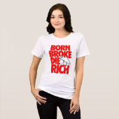 Dames Graphic Tee Bella+Canvas Tri-blend Shirt (Voorkant volledig)