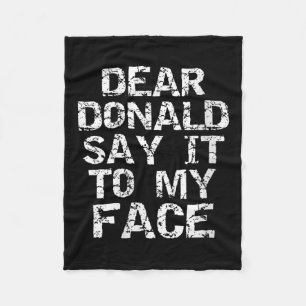 Dames Grappig Beste Donald Zeg Het Mee In Mijn Gez Fleece Deken