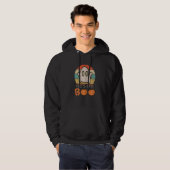Dames Grappig Bijpassend Koppel Hij Is Mijn Boo Ko Hoodie (Voorkant volledig)
