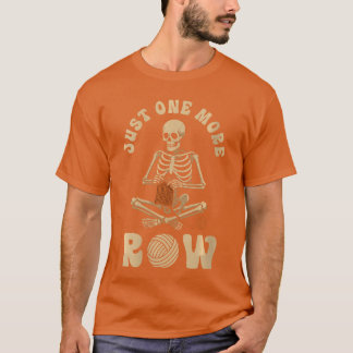 Dames Grappig Breien Breisters Nog Maar Eén Rij C T-shirt