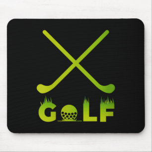 Dames grappig golf golfcadeau voor golfer echtgeno muismat