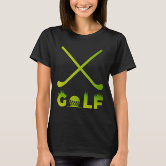Dames grappig golf golfcadeau voor golfer echtgeno t-shirt