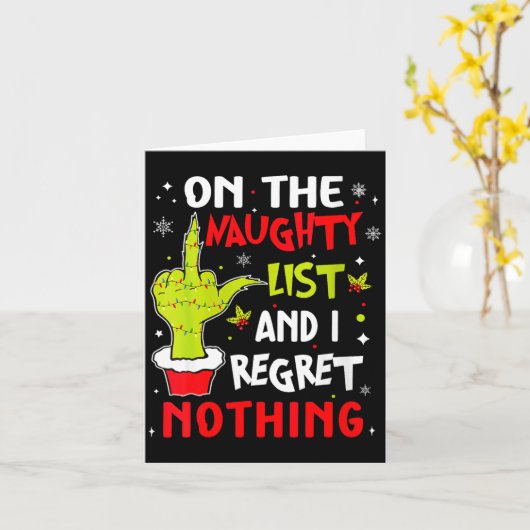 Dames grappig op de lijst van stout en ik betreur  kaart (Gele Bloem)