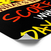 Dames grappig pickleball cadeau pickle bal speler poster (Hoek)