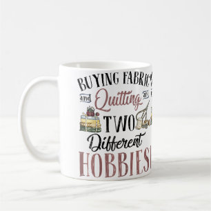 Dames Grappig Quilten Vintage Ontwerp - Stof Kopen Koffiemok
