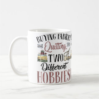 Dames Grappig Quilten Vintage Ontwerp - Stof Kopen Koffiemok
