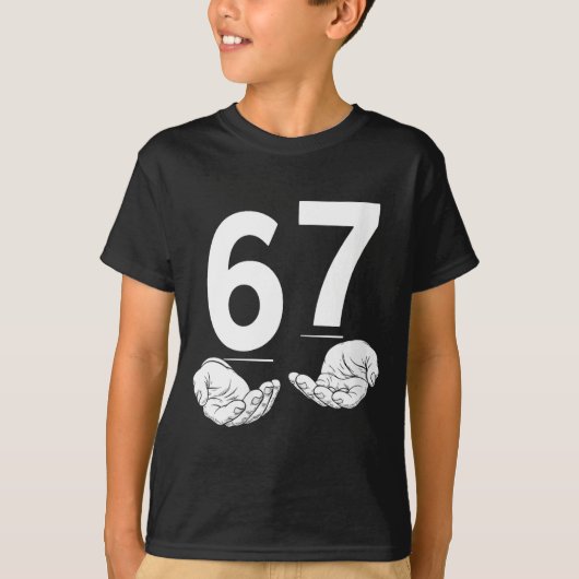 Dames Grappig Zes Zeven 6 7 Meme Gen Alpha Jargon T-shirt (Voorkant)