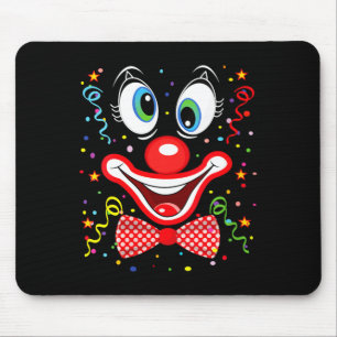 Dames grappige clown kostuums voor kinderen carnav muismat