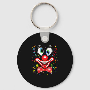 Dames grappige clown kostuums voor kinderen carnav sleutelhanger