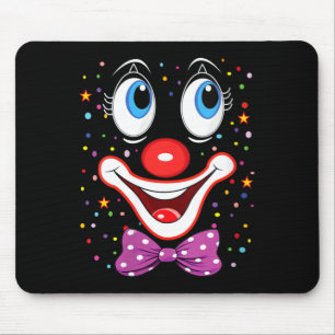Dames grappige clownkostuums voor kinderfeest Carn Muismat