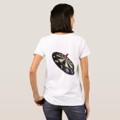 Dames Grappige Darts Professioneel, Tshirt (Achterkant volledig)