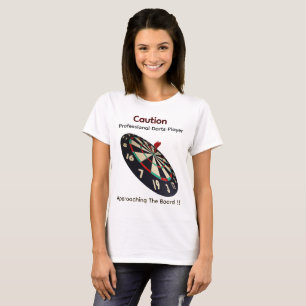Dames Grappige Darts Professioneel, Tshirt