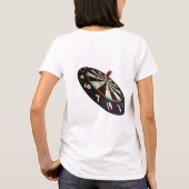 Dames Grappige Darts Professioneel, Tshirt (Achterkant)