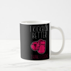 Dames grappige kickbokser - Ik hou van kickboksen Koffiemok