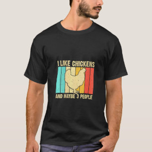 Dames Grappige Kip Kip Liefhebber Mannen Vrouwen B T-shirt