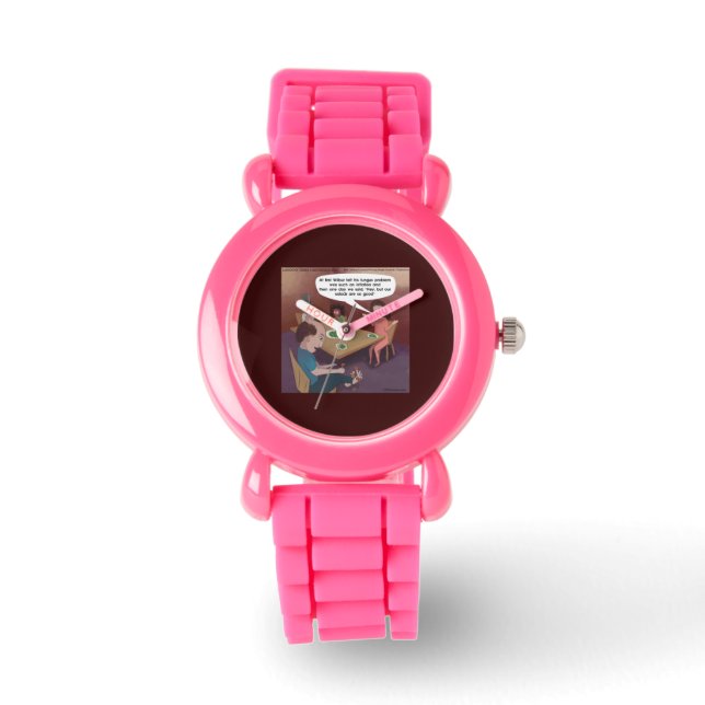 Dames grappige paddestoel/schimmel horloge (Voorkant)