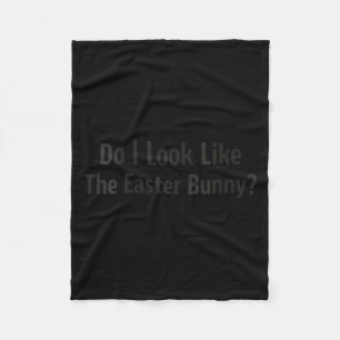 Dames grappige Pasen sarcastische Bunny citaat vak Fleece Deken