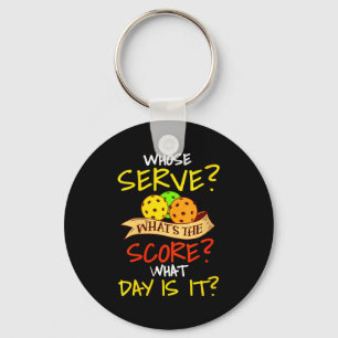 Dames grappige pickleball cadeau pickle bal speler sleutelhanger