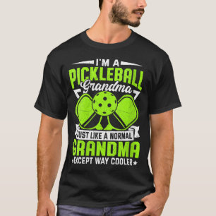 Dames grappige pickleball oma vrouwen meisjes pick t-shirt