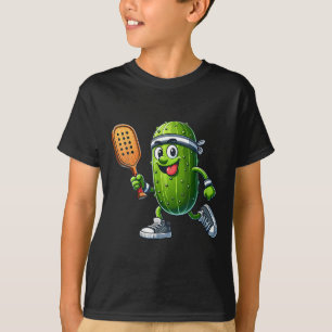Dames grappige pickleball speler paddleball augurk t-shirt