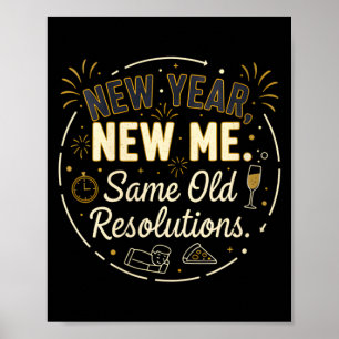 Dames Grappige Sarcastische Humor Quote Lui Poster
