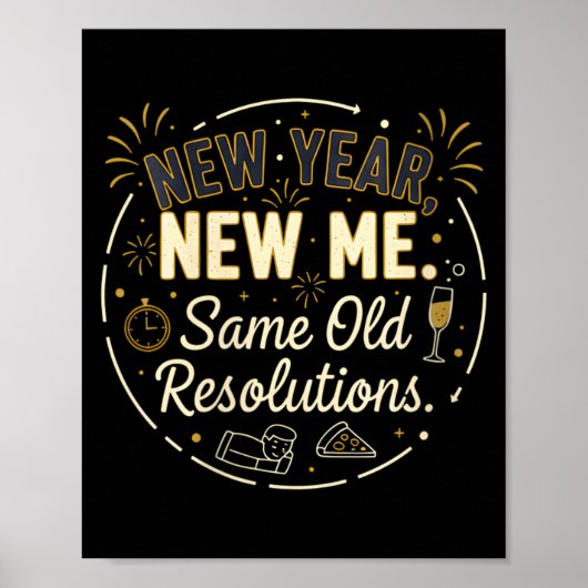 Dames Grappige Sarcastische Humor Quote Lui Poster (Voorkant)