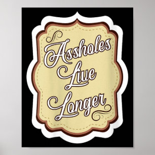 Dames Grappige Sarcastische Humor Sarkasme Citaat  Poster