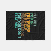 Dames Grappige Sarcastische Quote Cool Humor Sarca Fleece Deken (Voorkant (Horizontaal))