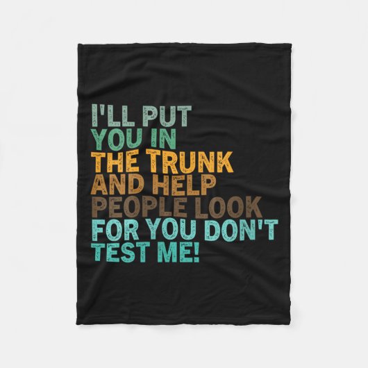 Dames Grappige Sarcastische Quote Cool Humor Sarca Fleece Deken (Voorkant)