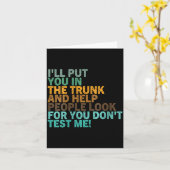 Dames Grappige Sarcastische Quote Cool Humor Sarca Kaart (Gele Bloem)