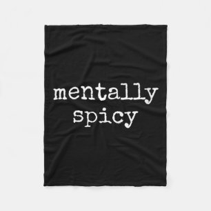 Dames grappige sarcastische quote mentaal pittige fleece deken