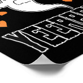 Dames grappige spook Halloween sarcastische grieze Poster (Hoek)