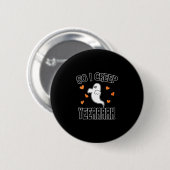Dames grappige spook Halloween sarcastische grieze Ronde Button 5,7 Cm (Voorkant /achterkant)
