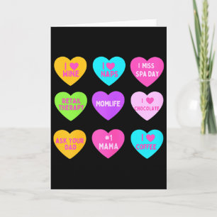 Dames grappige valentijn conversatie harten voor m kaart