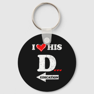 Dames grappige Valentijnsdag Koppel Matching Ik ho Sleutelhanger