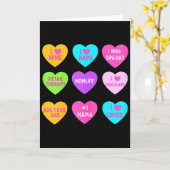 Dames grappige valentinegespreksharten voor moeder kaart (Gele Bloem)