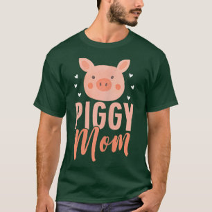 Dames grappige varkensliefhebber graphic voor vrou t-shirt