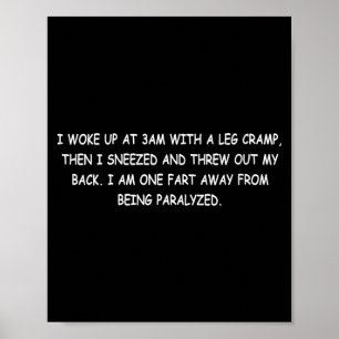 Dames grappige volwassenen humor sarcastische quot poster