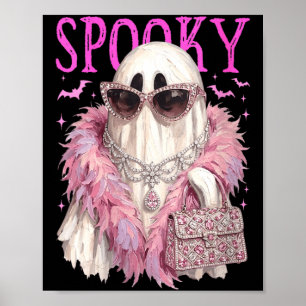 Dames Griezelig Schattig Glamour Geest Zonnebril H Poster