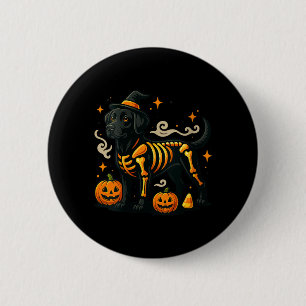 Dames griezelige Labradors retriever heksenhut Ronde Button 5,7 Cm