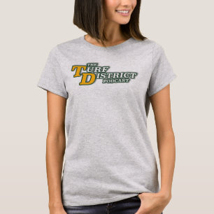 Dames grijs t-shirt met logo