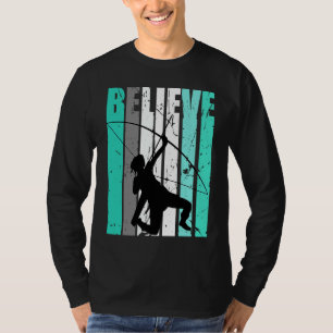 Dames groen Believe Boogschutter Boog Pijl Turq T-shirt