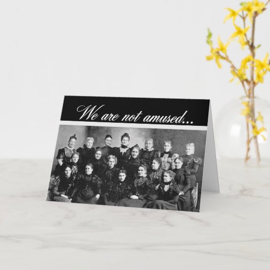  dames groep Happy Birthday Humor Kaart (Gele Bloem)