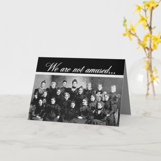 dames groep Happy Birthday Humor Kaart (Gele Bloem)