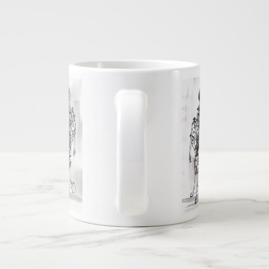 Dames Grote Koffiekop (Achterkant)