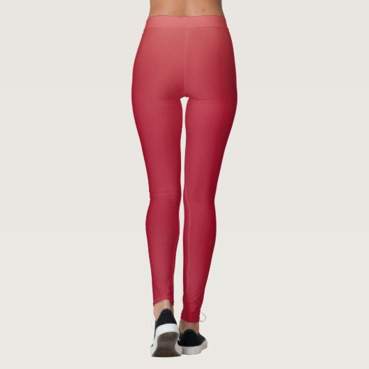 Dames Grote Leggings in Berry Shades (Achterkant)