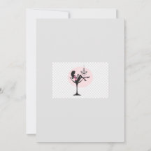 Dames grote uitgaansavond (Vintage stijl kaart)